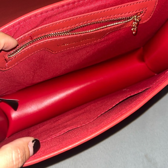 Valentino Orlandi Red Quilted Crossbody Bag - Picture 5 of 7